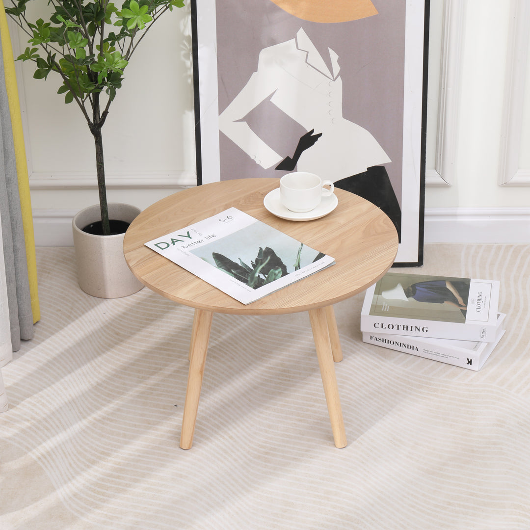 GINZA sidebord i massivt træ, naturligt