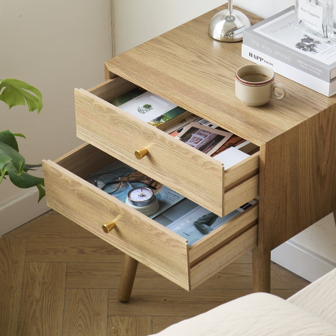 TONDER sidebord med skuffer – skandinavisk design og naturlig varme