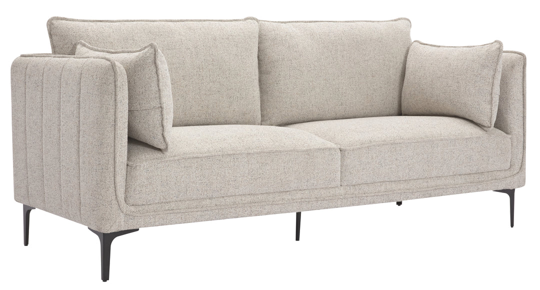 NUUK 3-personers grå sofa
