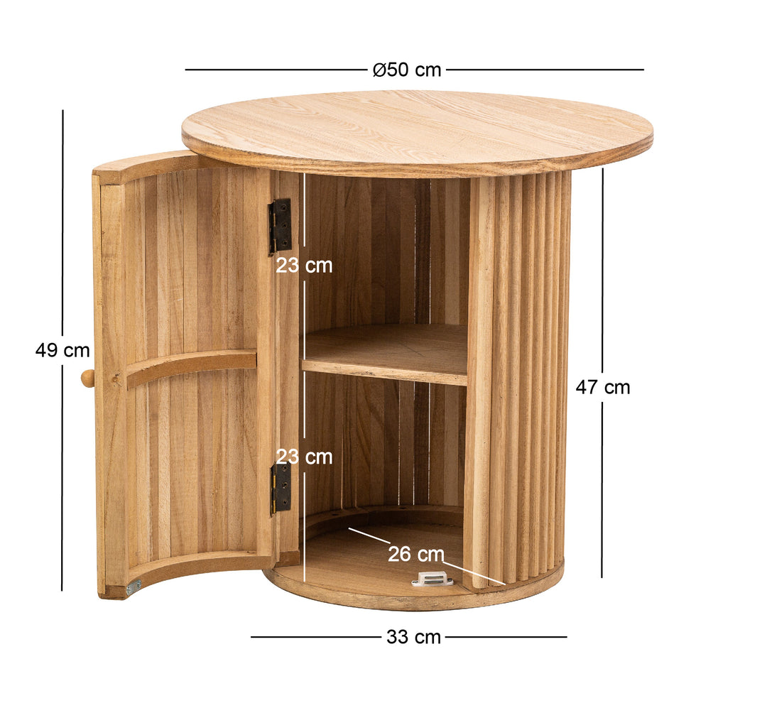 TRINIDAD sidebord i fyrretræ – enkelt design og naturlig charme