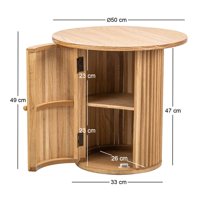 TRINIDAD sidebord i fyrretræ – enkelt design og naturlig charme