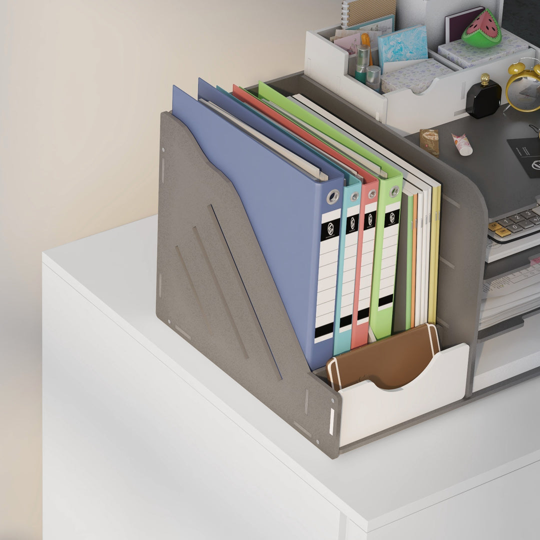 Mobilt arkivskab, 3 skuffer, aflåseligt, rulleligt, 37 cm x 43,5 cm x 60 cm, hvidt