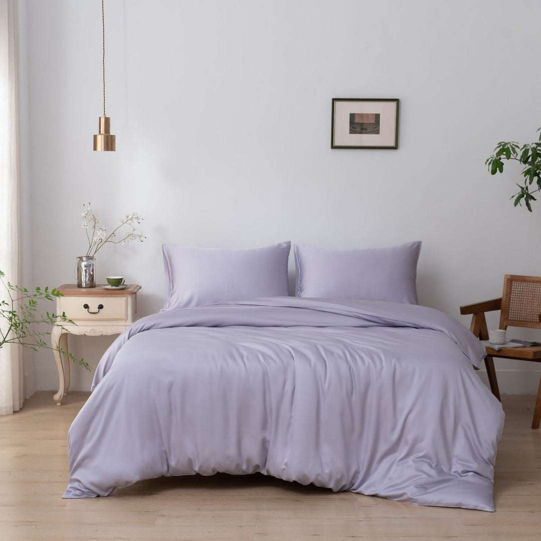 Syren bambus dynebetræk - 400TC Tanboocel - 100% bambus Lavender Mist
