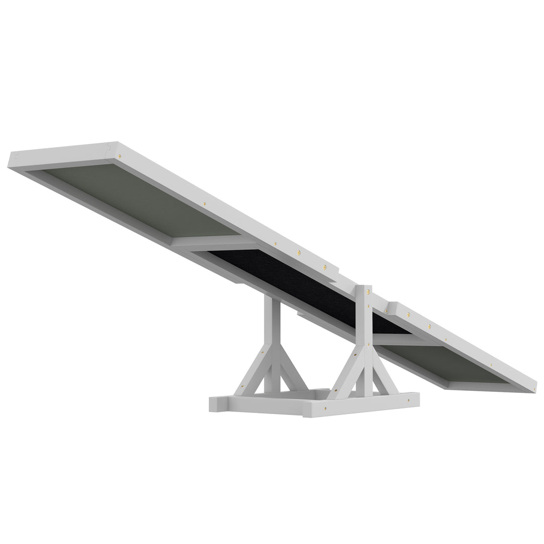 Hundevippe til agilitytræning, skridsikker, bæreevne op til 50 kg, 180 x 30 x 30 cm