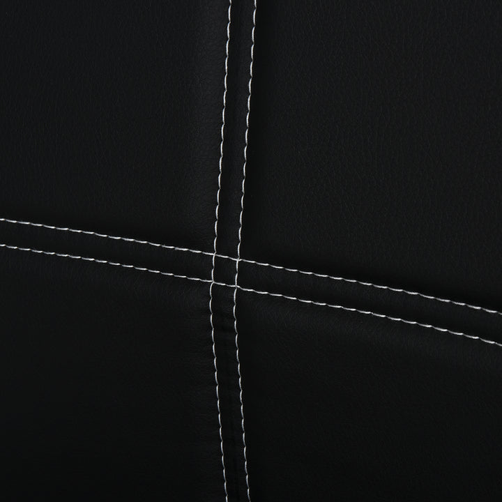 Spisesæt spisebord med 2 stole pladsbesparende spisegruppe sort