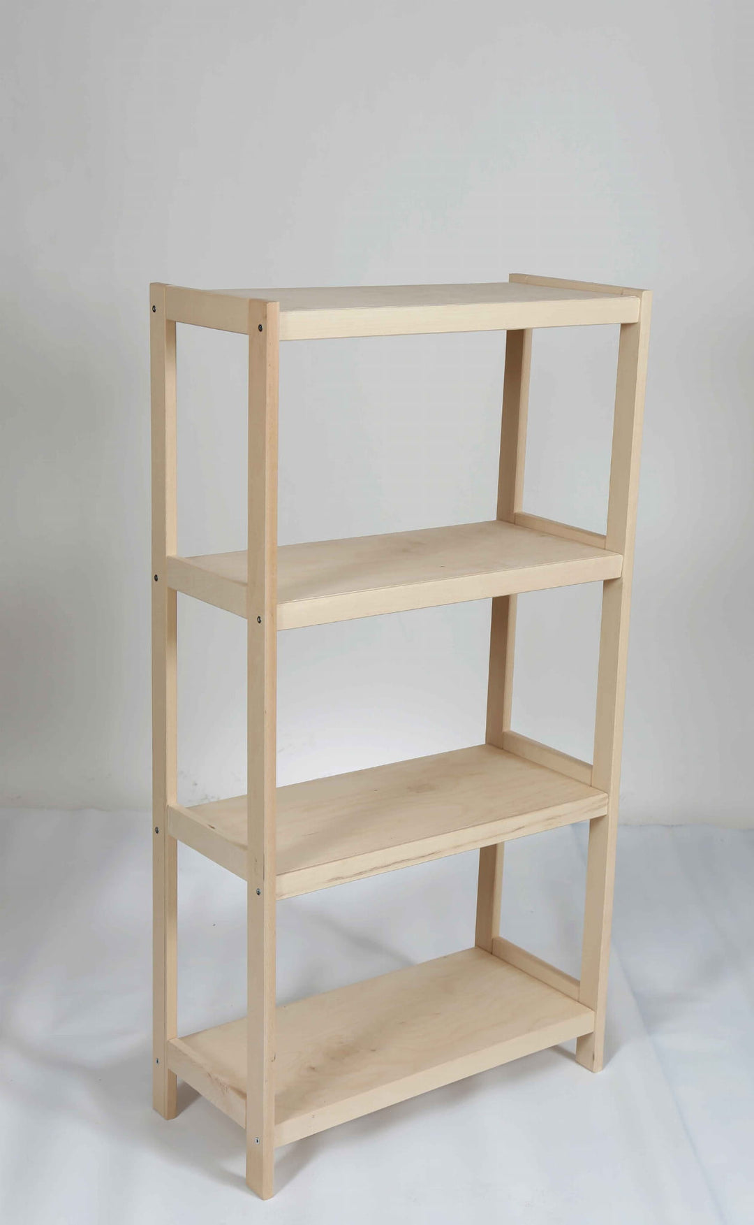Bogreol i bøgetræ STRONG, 4 hylder, 133x80x33 cm