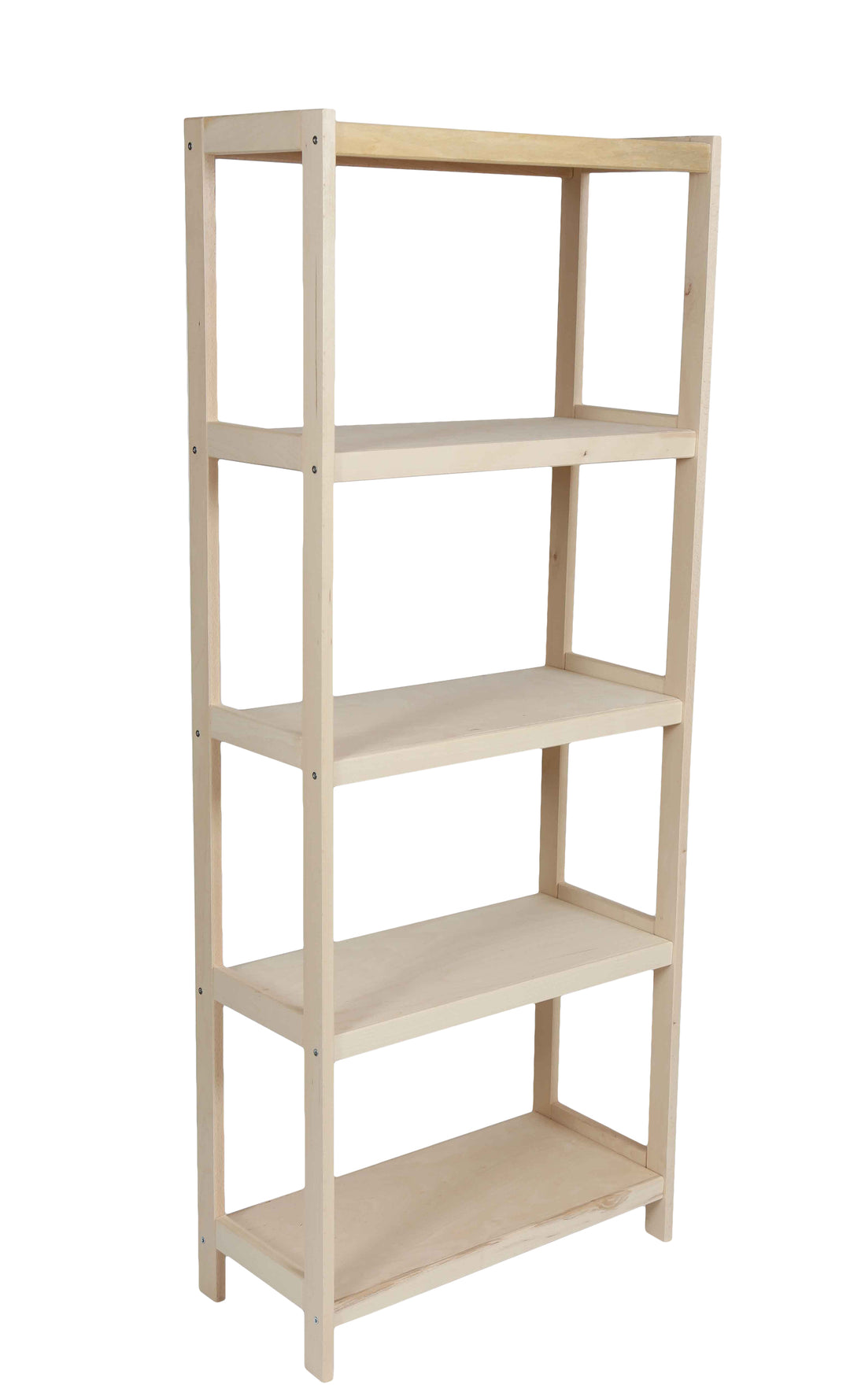 Bogreol i bøgetræ STRONG, 5 hylder, 173x50x43 cm