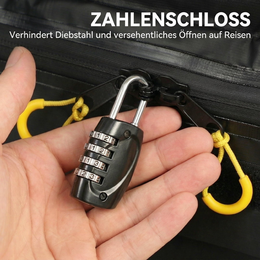 Tagboks til bil, 21 kubikfod, foldbar og vandtæt tagbøjle med skridsikker måtte, 10 kraftige stropper og 6 dørkroge.