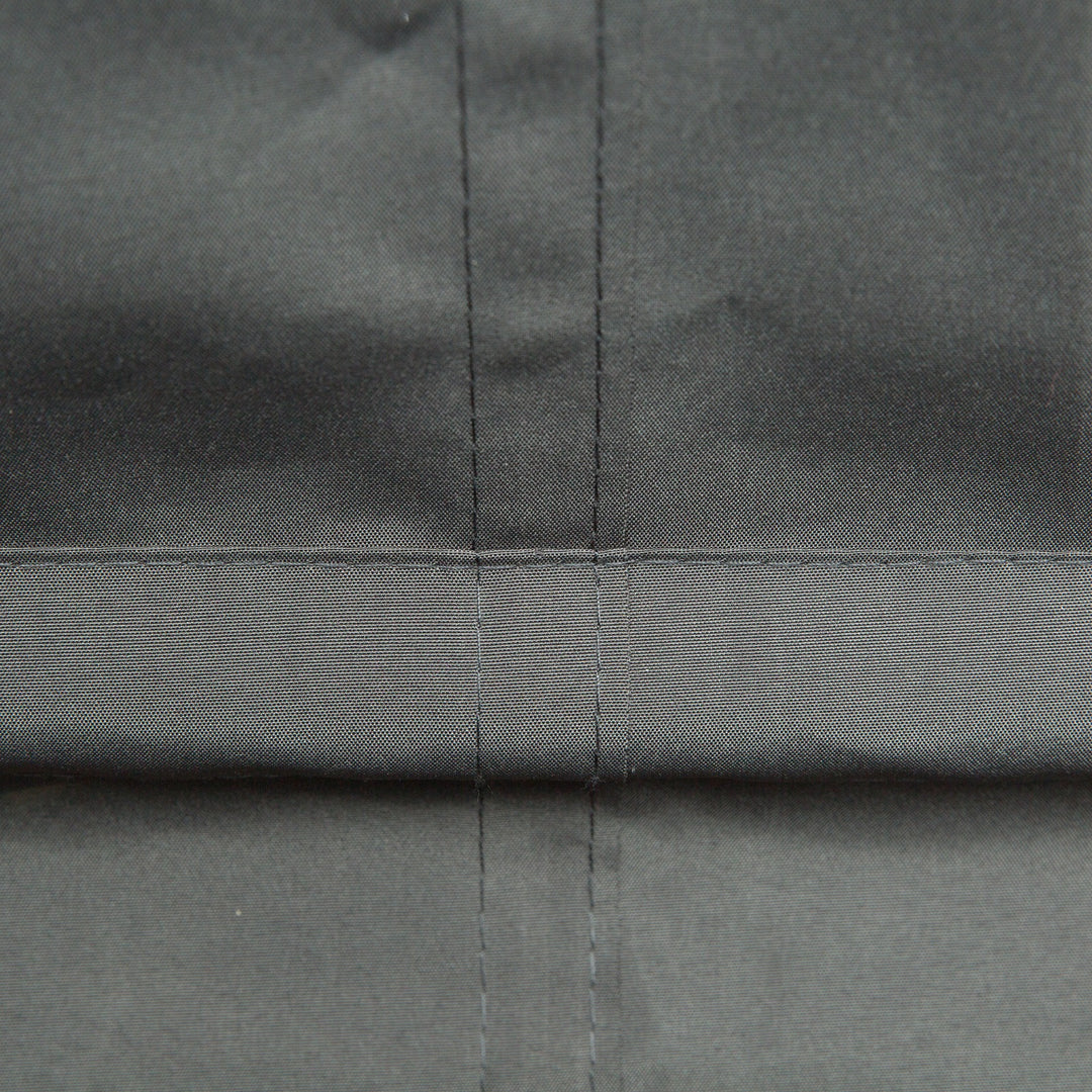 Klemmemarkise med håndsving, højdejusterbar, leddelt armmarkise, smudsafvisende, vejrbestandig, balkonmarkise 150 cm bred, terrassemarkise til terrasse, balkon, veranda, grå