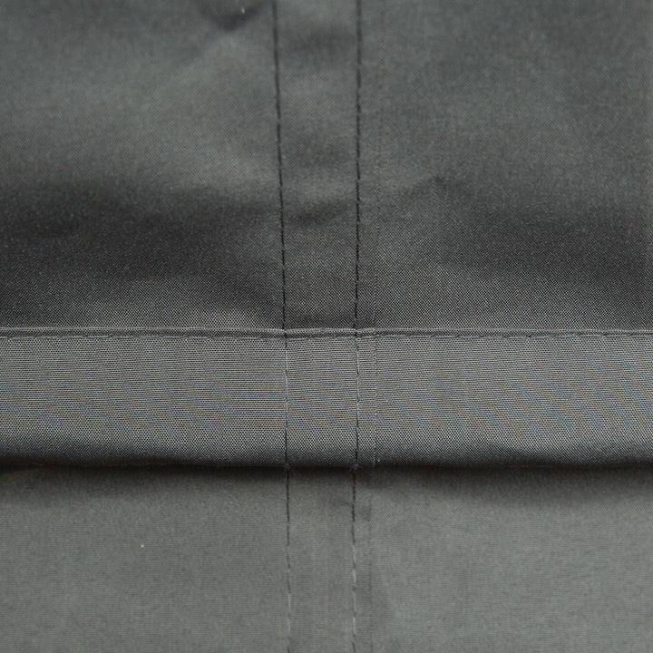 Klemmemarkise med håndsving, højdejusterbar, leddelt armmarkise, smudsafvisende, vejrbestandig, balkonmarkise 150 cm bred, terrassemarkise til terrasse, balkon, veranda, grå