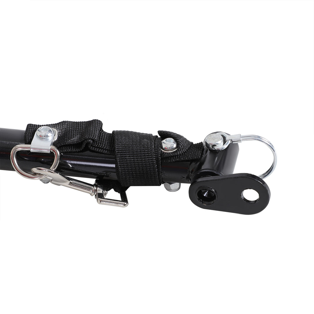 Foldbar cykeltrailer med kobling, transportvogn lasteevne op til 40 kg, transporttrailer til cykelhåndvogn 140 x 88 x 60 cm