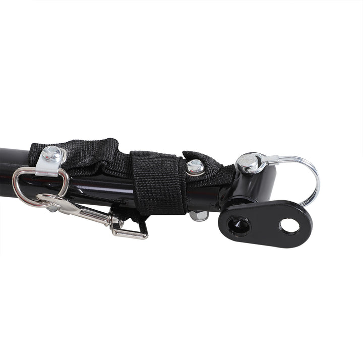 Foldbar cykeltrailer med kobling, transportvogn lasteevne op til 40 kg, transporttrailer til cykelhåndvogn 140 x 88 x 60 cm