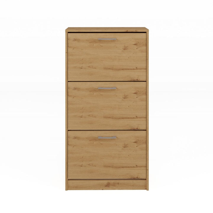 Skoskab Paula model, naturfarvet, Dybde: 28 cm Bredde: 60 cm Højde: 116 cm