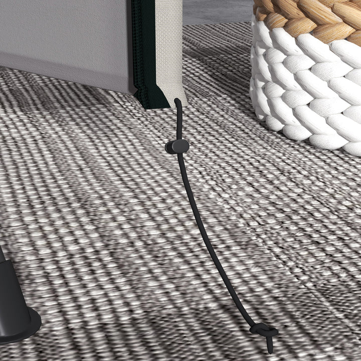 Gyngeovertræk, rivefast, vandtæt, støvtæt, polyester, 177 x 114 x 152 cm, grå