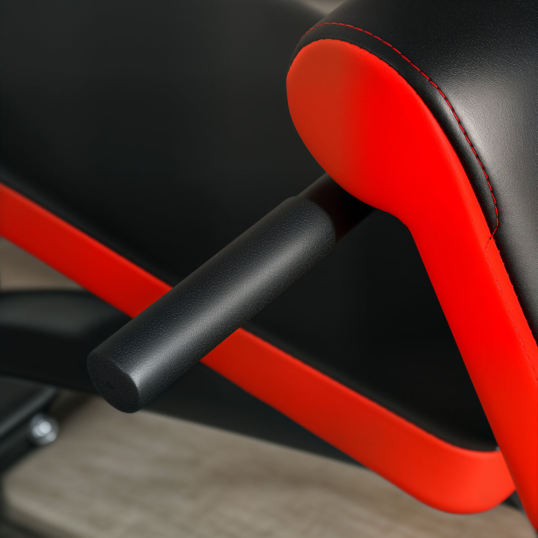 Vægtbænk, multifunktionel træningsbænk, foldbar fitnessbænk, bæreevne op til 120 kg, stål, sort