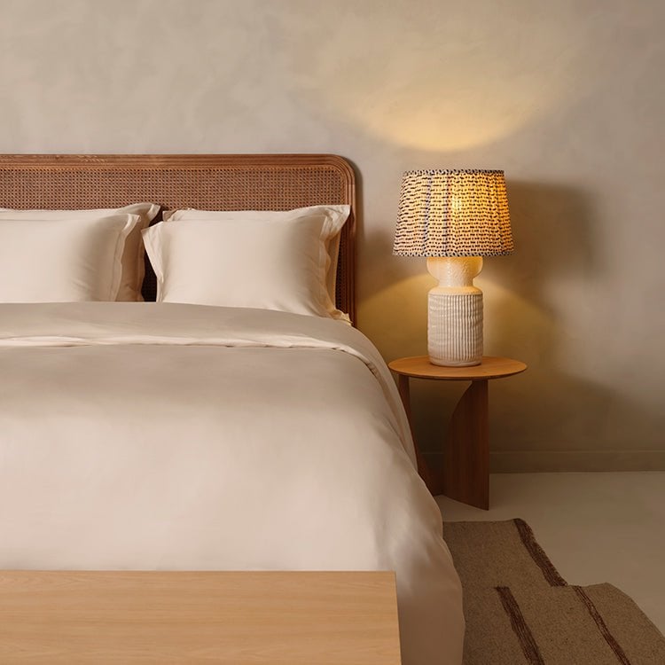 TENCEL™ Satin Dynebetræk Hvidt sand