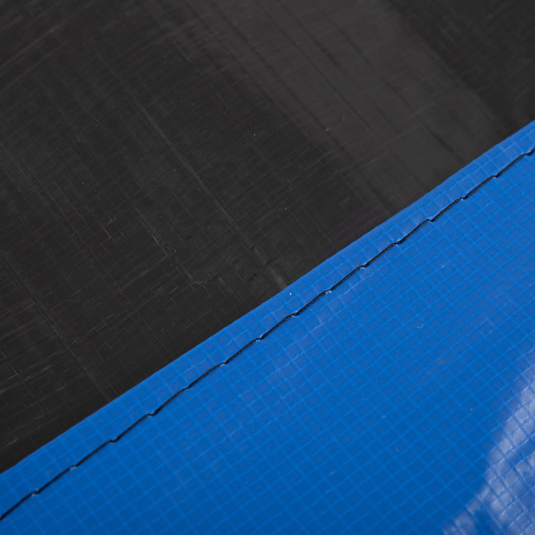 Trampolinkantbetræk 305 cm bredt, rivefast uv-bestandigt fjederbetræk, vandafvisende, trampolintilbehør kantbeskyttelse sikkerhedsnet reservedele til havetrampoliner, farverig