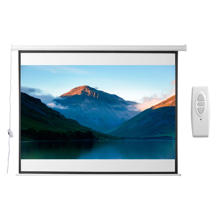 Projektorlærred, projektionslærred, 100 tommer, 4:3, 203 x 152 cm, hvid