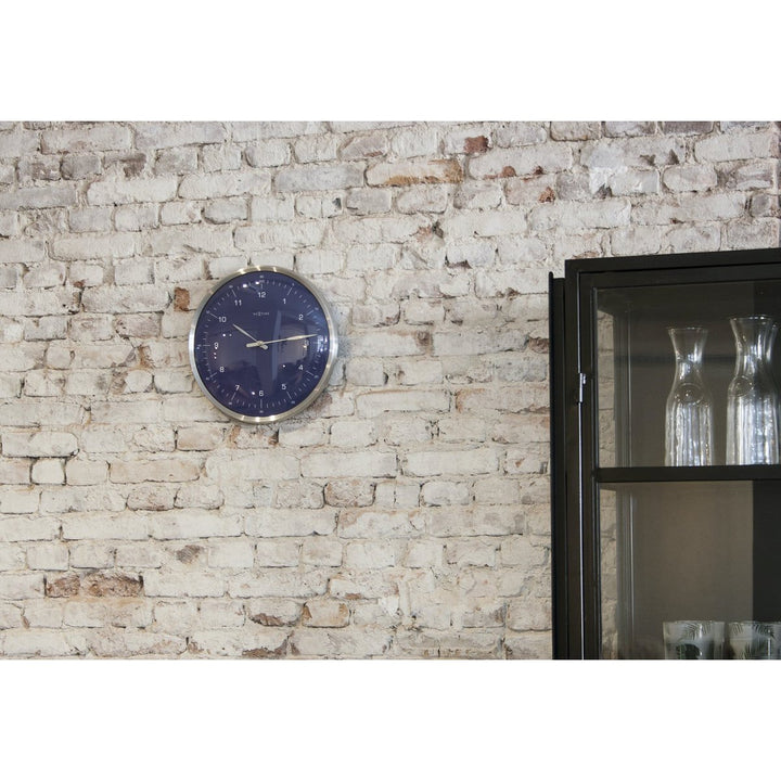 Vægur - 33 cm - Metal - Kuppelformet glas - '60 Minutes'