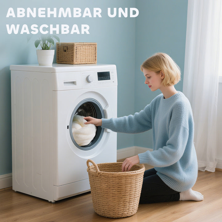 Katteseng til skrivebord, katteseng til skrivebord med 360° rotation, justerbar højde, katteseng med aftagelig, maskinvaskbar seng, til katte under 6 kg, hjemmekontor, cremehvid
