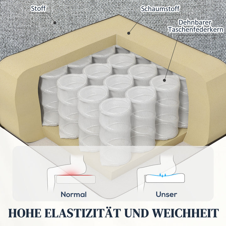 Elektrisk lænestol med ståhjælp, lænestol med fjernbetjening, sidelomme, grå