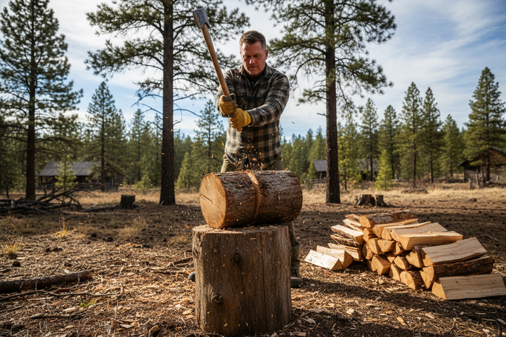Økse + flækkeøkse sæt af 2 - TÜV Rheinland GS testet sikkerhed