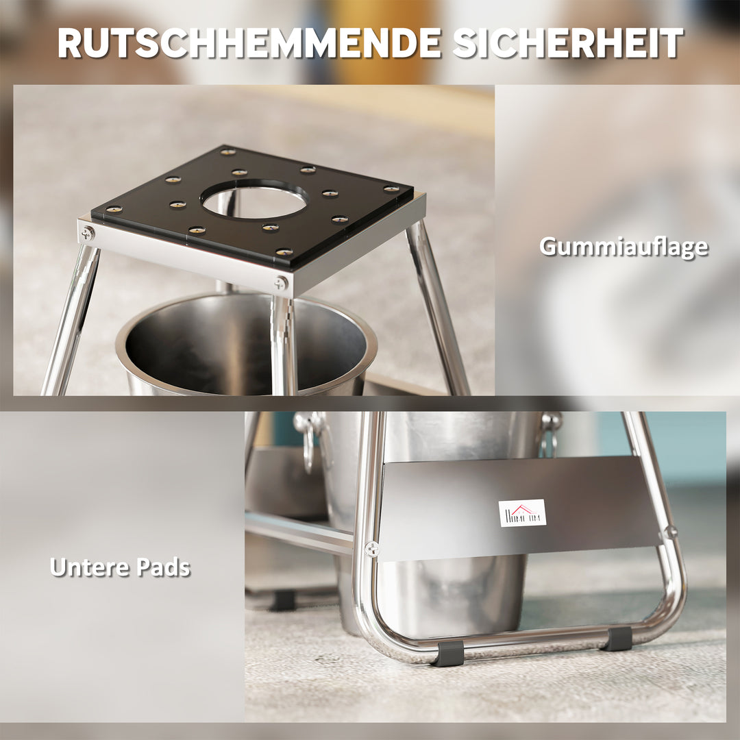 Motorcykelstativ, universal motorcykelbeslag, belastningskapacitet op til 500 kg, motorcykelstativ, stål, grå