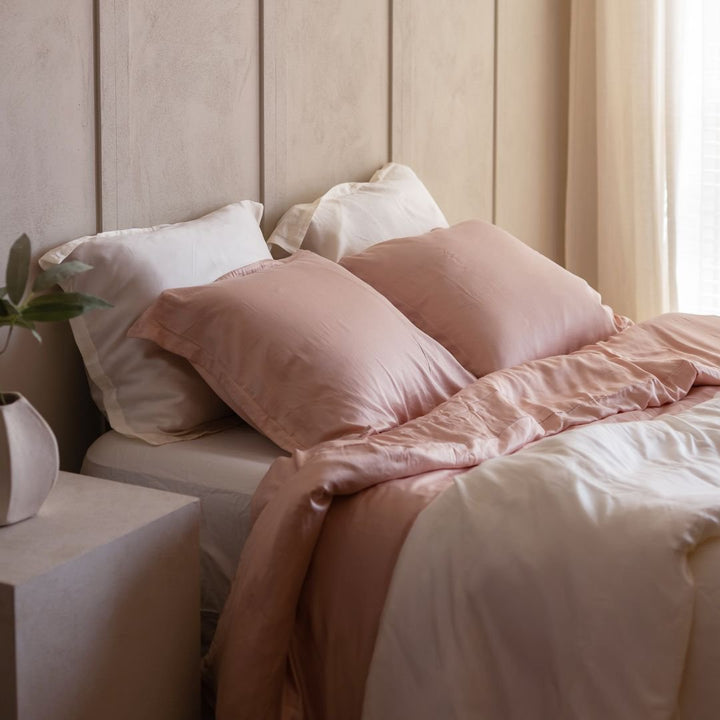 Eco Bamboo Duvet Cover Powder Peach