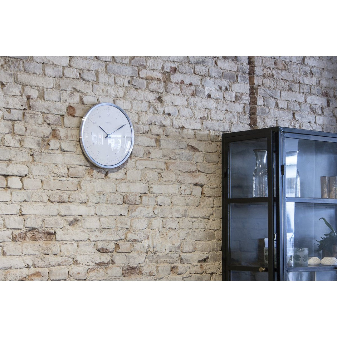 Vægur - 33 cm - Metal - Kuppelformet glas - '60 Minutes'