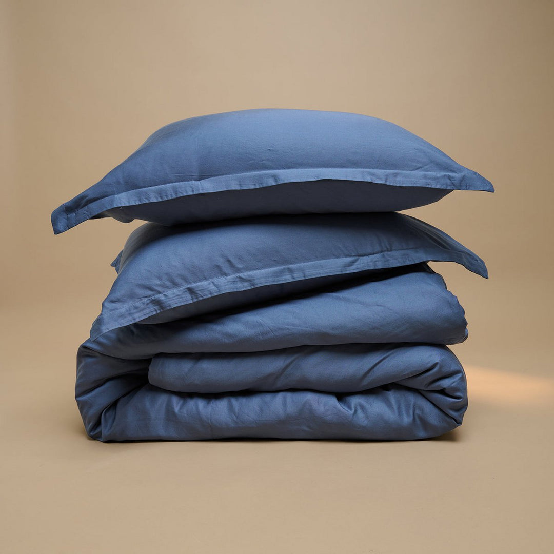 TENCEL™ Twill Dynebetræk Mørkeblå