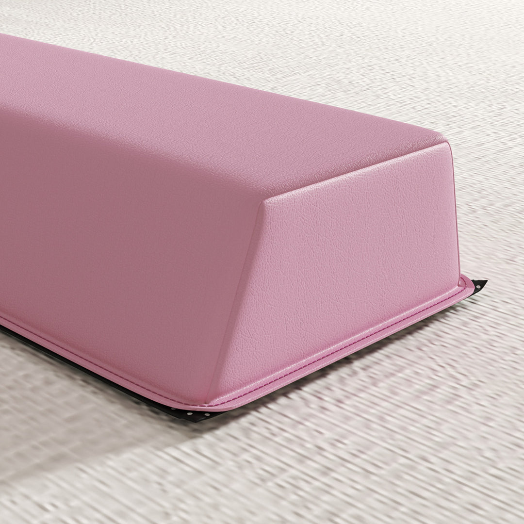 Balancebom 2,4 m, foldbar, skridsikker bund, til 3+ år, op til 80 kg, pink