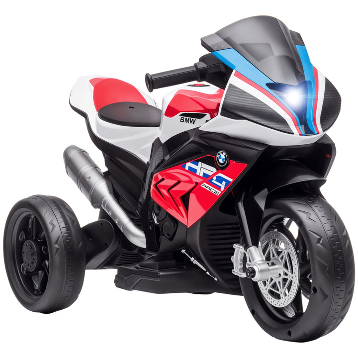 Børnemotorcykel, elmotorcykel, forlygte, 3 musiktilstande, til børn 1,5-5 år, rød, 82,5 x 42 x 54 cm