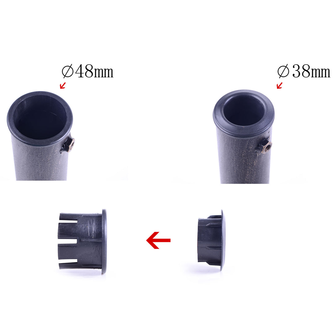 Paraplystativ af polyesterharpiks, 9 kg, til parasolstænger med en diameter på 38 mm/48 mm, egnet til have og altan, bronzefinish