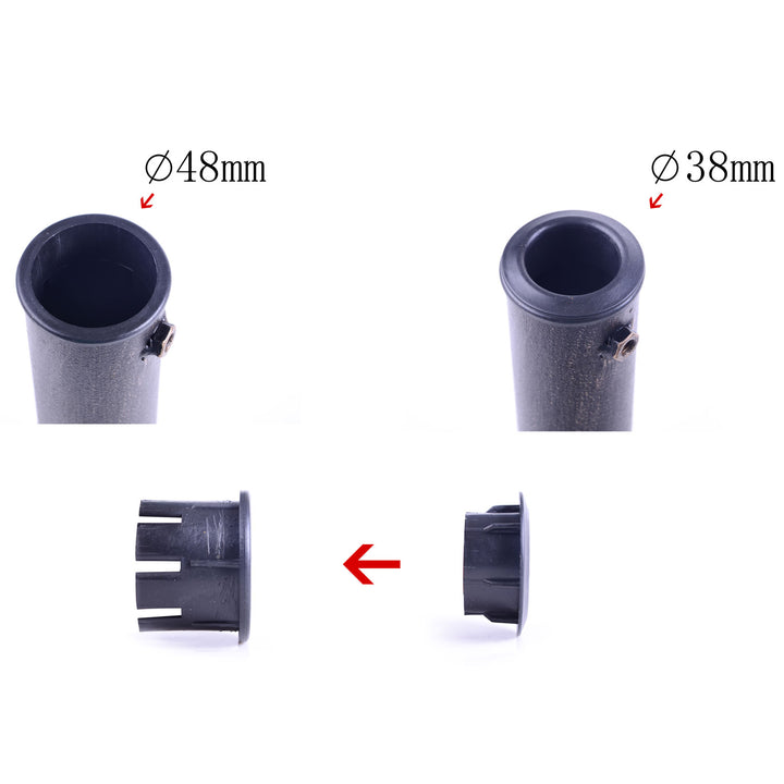 Paraplystativ af polyesterharpiks, 9 kg, til parasolstænger med en diameter på 38 mm/48 mm, egnet til have og altan, bronzefinish