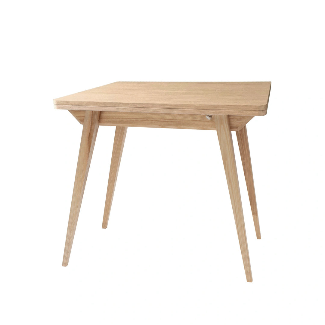 ENVELOPE udtræksbord – fleksibelt spisebord  90x65cm, massivt asketræ og MDF med naturlig askefiner
