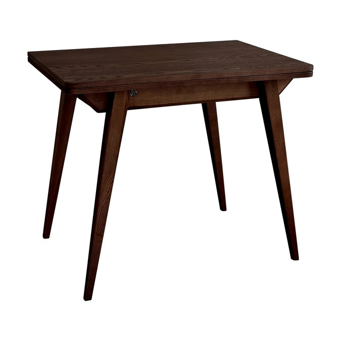 ENVELOPE udtræksbord – fleksibelt spisebord  90x65cm, massivt asketræ og MDF med naturlig askefiner