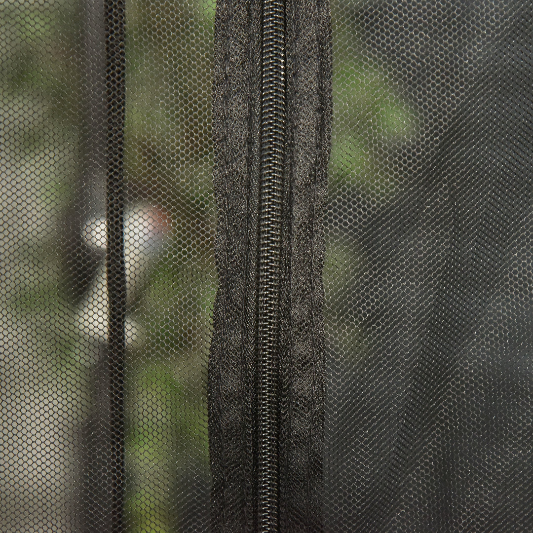Myggenet til parasol, fluenet, myggenet, sort, Ø3 x H2,3 m