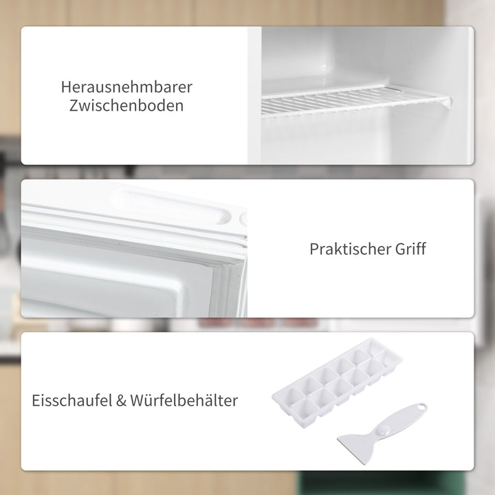 Minifryser, 35 L fryserum, 5-trins temperaturkontrol, hvid