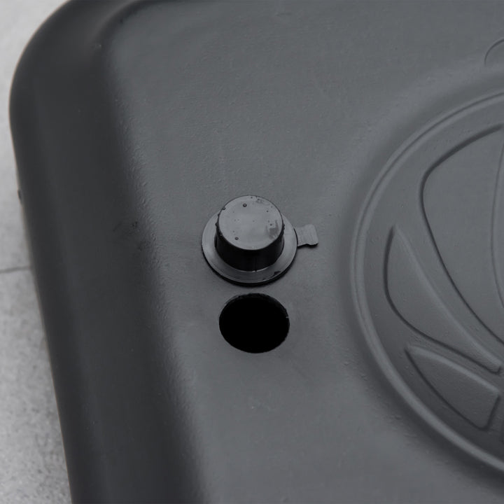 Basketballkurv, højdejusterbar, fyldbar bund, meget stabil, sort, 131 x 49 x 195-250 cm