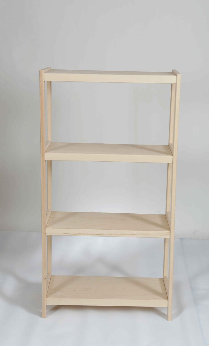 Bogreol i bøgetræ STRONG, 4 hylder, 133x80x33 cm