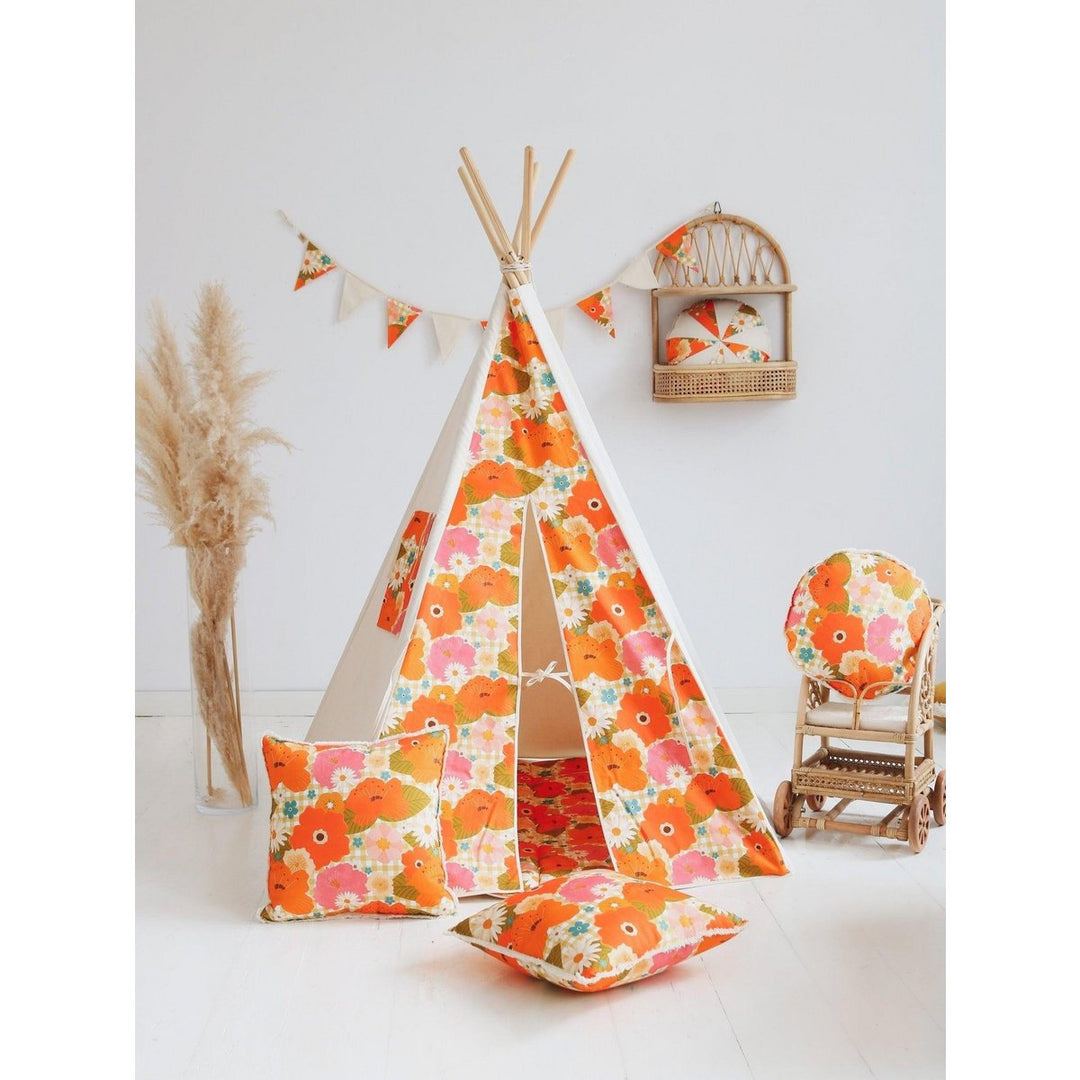 "Picnic med blomster" Pude