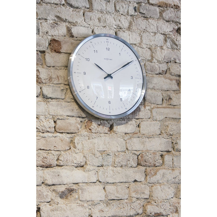 Vægur - 33 cm - Metal - Kuppelformet glas - '60 Minutes'
