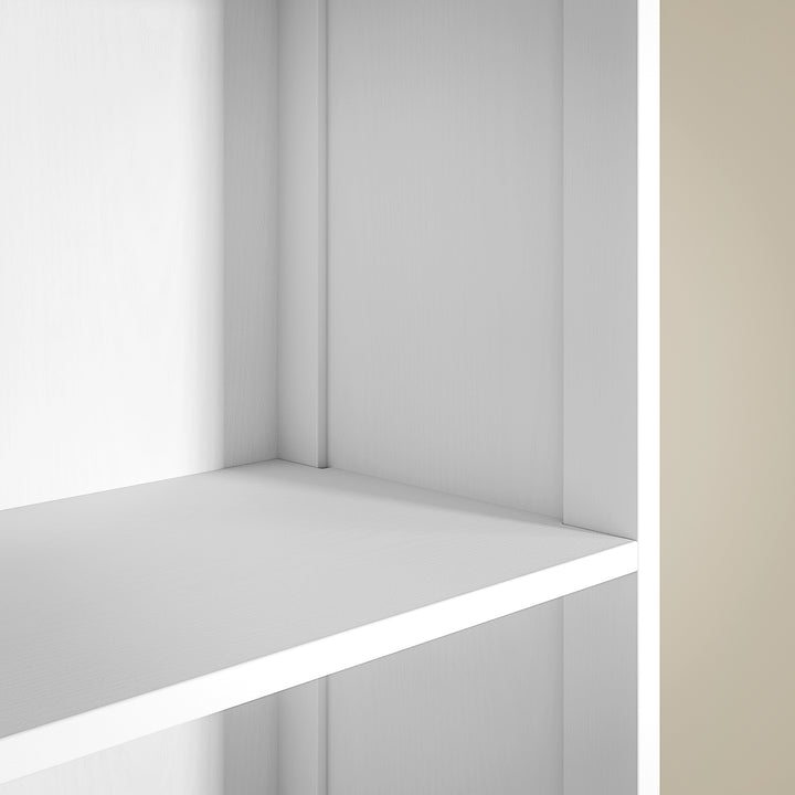 Badeværelsesskab med 3 hylder, 1 skuffe, robust, mdf, hvid