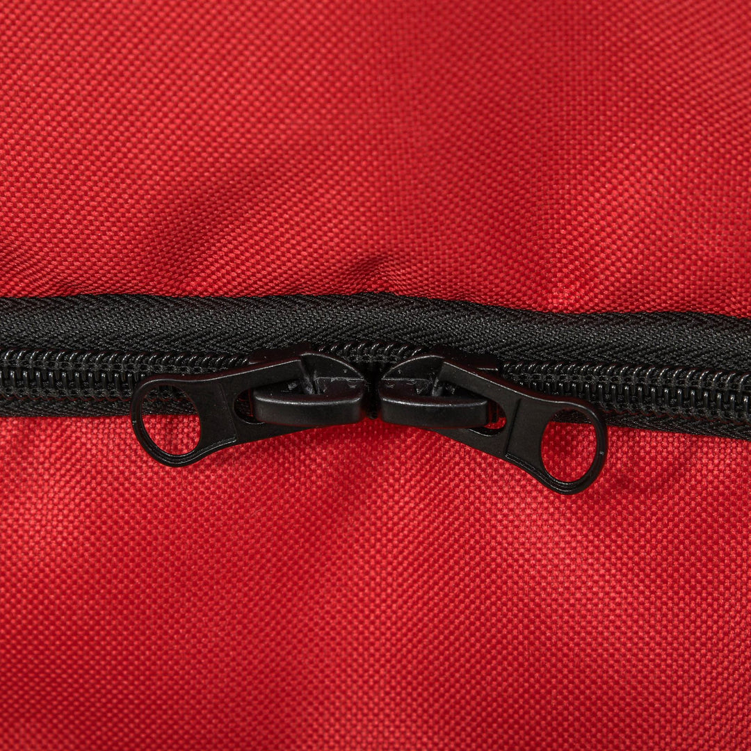 Hundevogn op til 10 kg foldbar justerbar kaleche oxford rød 76,5 x 52 x 95 cm