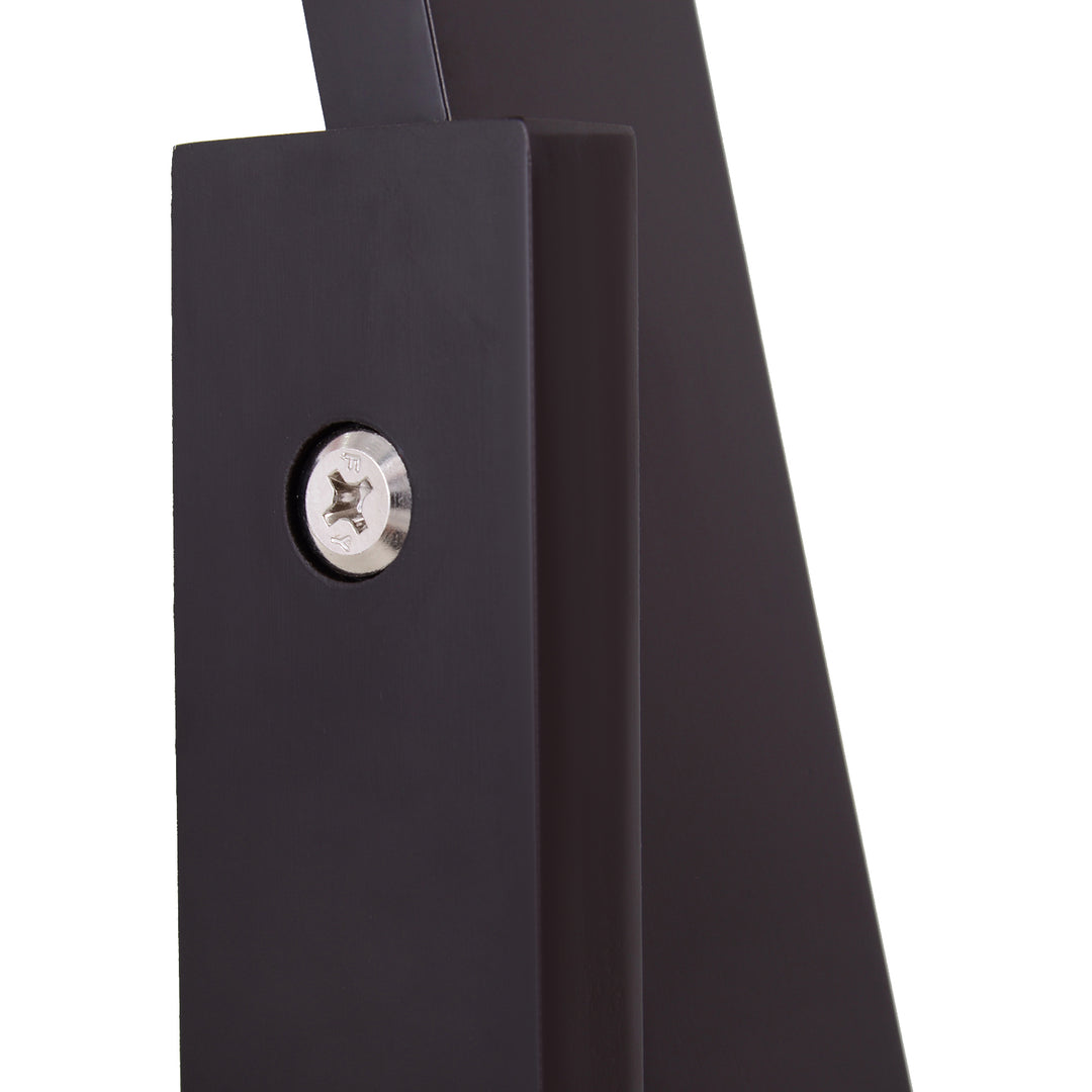 Stående spejl i fuld længde makeupspejl med hævede ben, nem at vedligeholde, mdf kaffe 47 x 46 x 148 cm