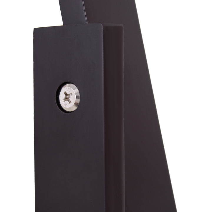 Stående spejl i fuld længde makeupspejl med hævede ben, nem at vedligeholde, mdf kaffe 47 x 46 x 148 cm