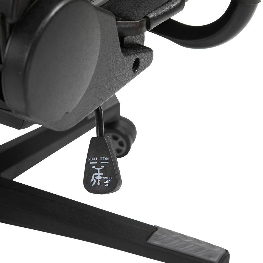 Ergonomisk kontorstol, gamingstol, drejestol, kunstlæder, skum, sort, 67,5 x 74 x 126-136 cm