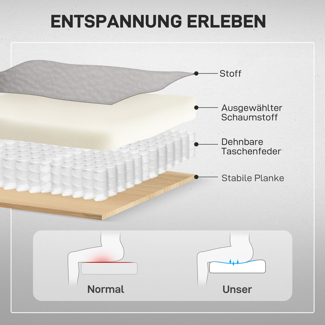 Hævestol med massagefunktion, 90x93x110cm, lysegrå
