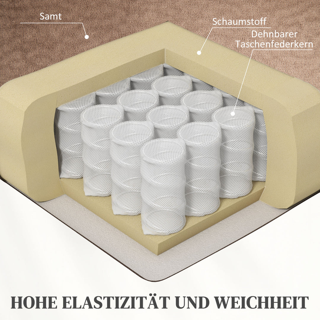 Lænestol med massagefunktion, 90x93x110cm, brun