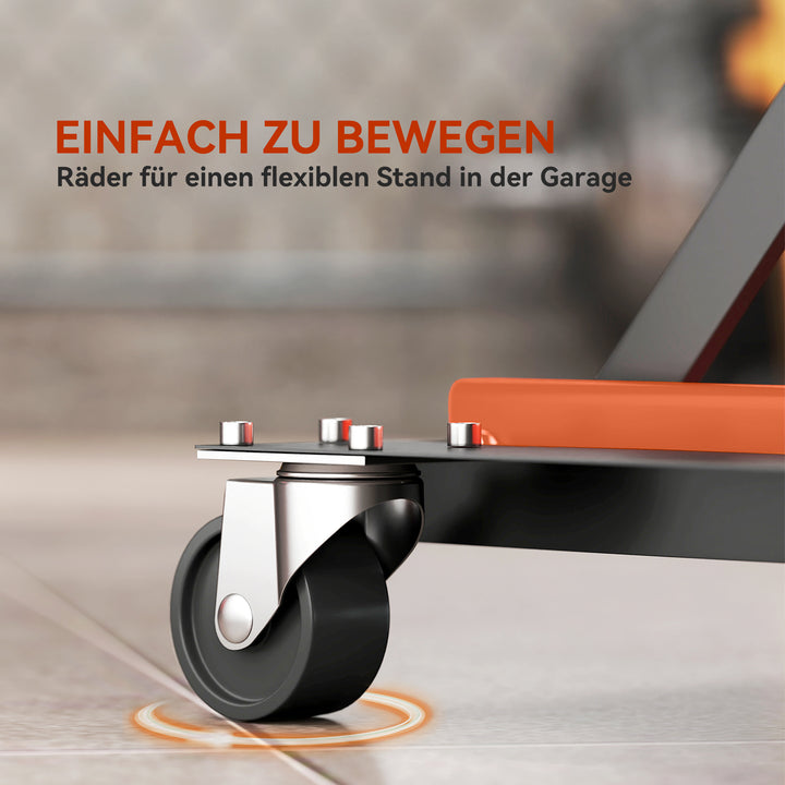 Motorcykeldonkraft 500 kg lastkapacitet motorcykelløft 135-390 mm højdejusterbar stål orange